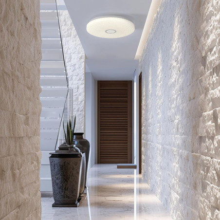 NOWOŚĆ Plafon Solaro 33 cm biały LED 4000K Light Prestige