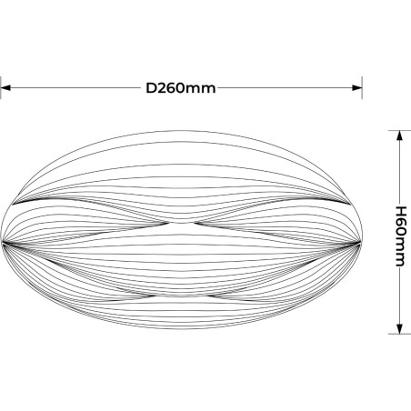 NOWOŚĆ Plafon Moluna 26 cm biały LED 4000K Light Prestige