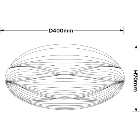 NOWOŚĆ Moluna 40cm biały LED 4000K Light Prestige