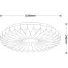 NOWOŚĆ Plafon Zivora 40 cm biały LED 4000K Light Prestige