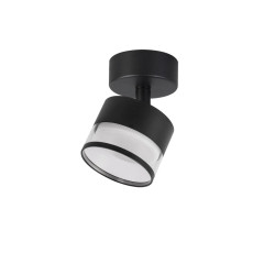 NOWOŚĆ Spot Kendal 1 transparetny / czarny GX53 Light Prestige