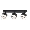 NOWOŚĆ Spot Kendal 3 transparetny / czarny GX53 Light Prestige