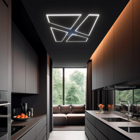 NOWOŚĆ Plafon Nivra czarny LED CCT Light Prestige
