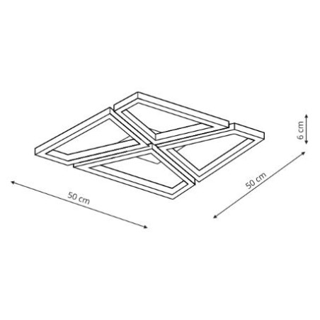 NOWOŚĆ Plafon Nivra czarny LED CCT Light Prestige
