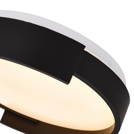 NOWOŚĆ Plafon Halo 38 cm czarny LED CCT Light Prestige