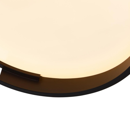 NOWOŚĆ Plafon Halo 38 cm czarny LED CCT Light Prestige