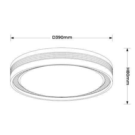 NOWOŚĆ Plafon Ronda biały LED CCT Light Prestige