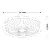 NOWOŚĆ Plafon Luniq 40 cm biały LED CCT Light Prestige