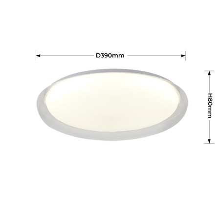NOWOŚĆ Plafon Trego 40 cm biały LED CCT Light Prestige