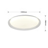 NOWOŚĆ Plafon Trego 40 cm biały LED CCT Light Prestige