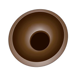 NOWOŚĆ Plafon COCO 60 cm coffee LED Light Prestige