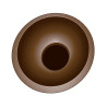 NOWOŚĆ Plafon COCO 60 cm coffee LED Light Prestige