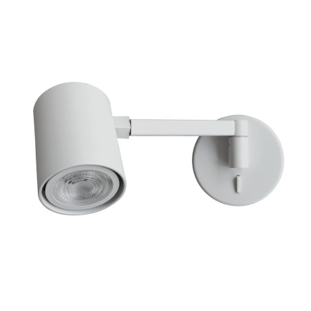NOWOŚĆ Kinkiet z wysięgnikiem Snow  NEW biały 1xGU10 Light Prestige
