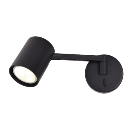 NOWOŚĆ Kinkiet z wysięgnikiem Snow NEW czarny 1xGU10 Light Prestige