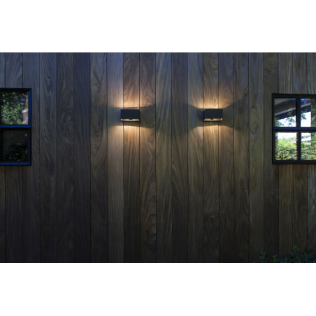 Lampa zewnętrzna ścienna GEMINI 5117101118 Lutec