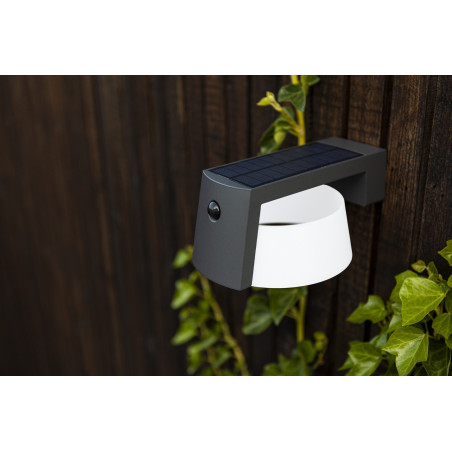 Lampa zewnętrzna ścienna MOON SOLAR - CZUJNIK RUCHU 6906001118 Lutec