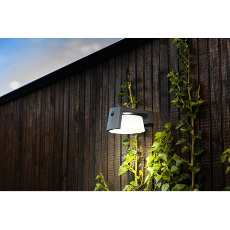 Lampa zewnętrzna ścienna MOON SOLAR - CZUJNIK RUCHU 6906001118 Lutec