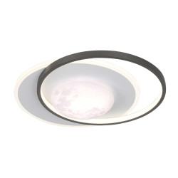 Lampa sufitowa, Plafon Desulo PLF-02727-M-BK Czarny Italux