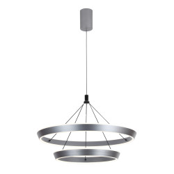 Lampa wisząca, Żyrandol Ottana PND-64739A-GR Szary Italux
