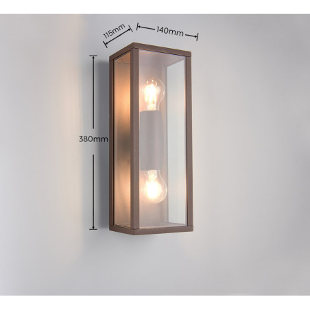 Lampa zewnętrzna ścienna GARONNE 201860224 Trio