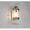 Lampa zewnętrzna ścienna SAMBESI 204160135 Trio