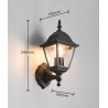 Lampa zewnętrzna ścienna LIVENZA 205760132 Trio