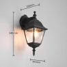 Lampa zewnętrzna ścienna LIVENZA 205767132 Trio