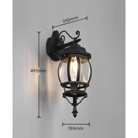 Lampa zewnętrzna ścienna ELVO 206960132 Trio