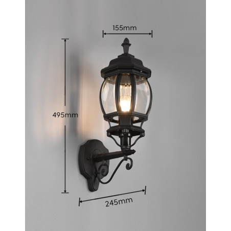 Lampa zewnętrzna ścienna ELVO 206967132 Trio