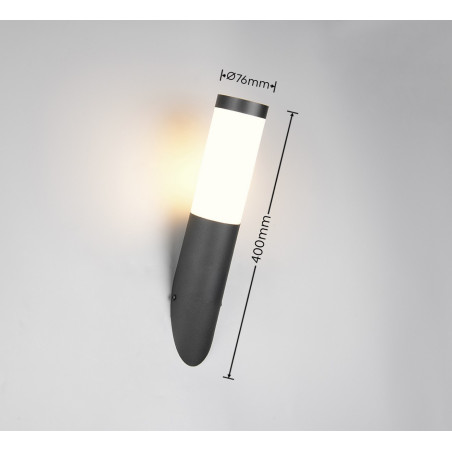 Lampa zewnętrzna ścienna TRIOTO 209760132 Trio