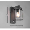 Lampa zewnętrzna ścienna TUELA 210869142 Trio