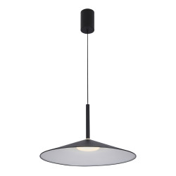 Lampa wisząca, pojedyncza nad stół Sardena PND-01510-L-BK Czarny Italux