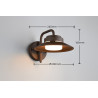 Lampa zewnętrzna ścienna ATRATO 218260124 Trio