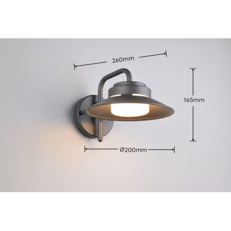 Lampa zewnętrzna ścienna ATRATO 218260142 Trio