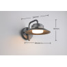 Lampa zewnętrzna ścienna ATRATO 218260142 Trio