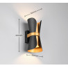 Lampa ścienna COAT 218600280 Trio
