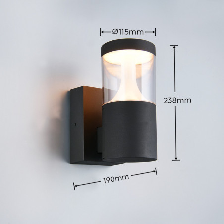 Lampa zewnętrzna ścienna TAGUS 238560142 Trio