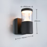 Lampa zewnętrzna ścienna TAGUS 238560142 Trio