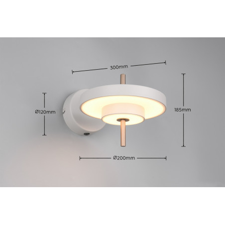 Lampa ścienna KEATON 240270176 Trio