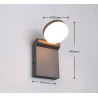 Lampa zewnętrzna ścienna ADOUR 245560142 Trio