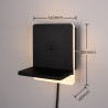 Lampa ścienna FAIRFIELD 248670132 Trio