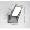 Lampa zewnętrzna solarna MALAWI 253769142 Trio