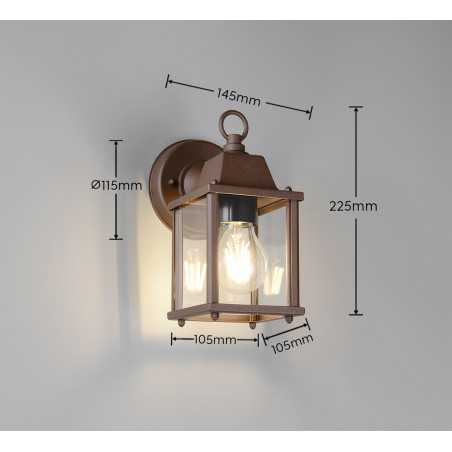 Lampa zewnętrzna ścienna MIRANDE 262260124 Trio