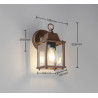 Lampa zewnętrzna ścienna MIRANDE 262260124 Trio