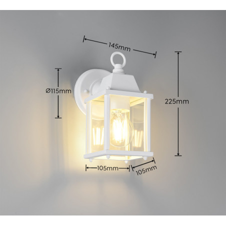 Lampa zewnętrzna ścienna MIRANDE 262260131 Trio