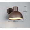 Lampa zewnętrzna ścienna ELBE 262360124 Trio