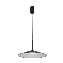 Lampa wisząca, pojedyncza nad stół Sardena PND-01510-S-BK Czarny Italux