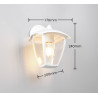 Lampa zewnętrzna ścienna VENTA 263260131 Trio