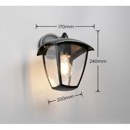 Lampa zewnętrzna ścienna VENTA 263260132 Trio
