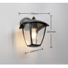 Lampa zewnętrzna ścienna VENTA 263260132 Trio